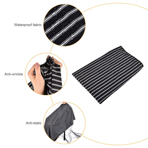 Cape de Coiffure Professionnelle en Polyester Imperméable Confortable avec Fermeture à Boutons Pression Antistatique et Anti-adhésive - Product Image 3