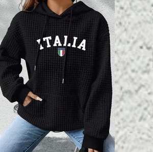 100% sweats à capuche et sweat-shirts en coton du Pakistan Design personnalisé 100% sweat à capuche surdimensionné en coton épais épaules tombantes sweats à capuche pour femmes - Product Image 2