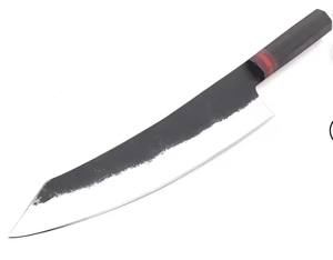 Couteau de chef artisanal en acier à haute teneur en carbone, manche en bois, couteau de cuisine forgé, fabricant OEM avec logo personnalisé - Product Image 2