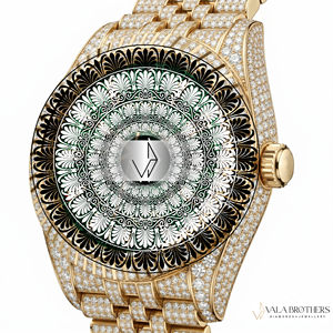 Montre Rolax de Luxe en Moissanite et Quartz, Bracelet en Alliage, Design Antique, Style Hip Hop Glacé, Brillant et Premium pour Hommes et Femmes - Product Image 2
