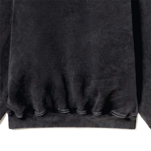 Sudadera al por mayor transpirable con logo personalizado, de secado rápido para hombre y mujer, tela cómoda, MOQ bajo, tallas grandes, hombro caído - Product Image 4