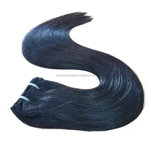 INDONESIAN NATURAL SILKY STRAIGHT HAIR BUNDLES 100 HUMAN REMY HAIR CUTICLE ALIGNED HAIR EXTENSIONS TANGLED FREE