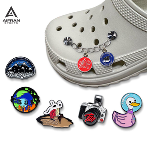 AIFRAN Pendentifs décoratifs pour lacets de chaussures en alliage de zinc avec logo personnalisé, breloques décoratives pour chaussures - Product Image 3