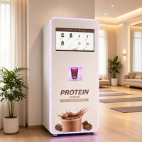 Machine automatique de boissons protéinées intelligentes avec 7 bacs et surveillance à distance pour les studios de fitness.