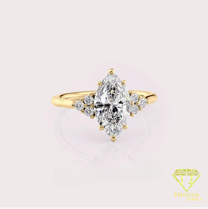Excellent Quality Moissanite Engagement <b>Ring</b> for Premium Bridal Jewelry Engagement Ceremony and Wedding Event For Sale - Product Image 5