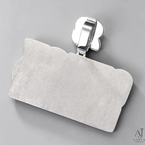 Collier avec pendentif personnalisé en argent sterling 925 plaqué or rose, serti de moissanite, style hip-hop, pour hommes et femmes - Product Image 2
