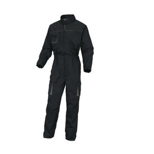 Men's Gray Polyester Work Pants Breathable Abrasion Resistant with Reinforced Pockets and Zipper Closure - Product Image 5