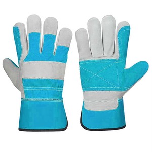 ถุงมือทำงานนิรภัยหนัง PU สีม่วง STALWART IMPEX ทนต่อการเสียดสี ปลายนิ้วกันลื่น ข้อมือตรง ทนไฟ ป้องกันแรงกระแทก - Product Image 4