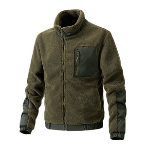 Chaqueta polar para hombre, suave, térmica, con cremallera completa, informal, para invierno, abrigo polar ligero y cálido - Product Image 3