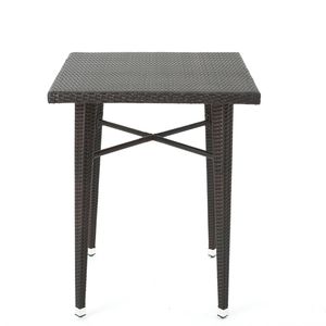 Tavolo da Bar Quadrato in Vimini da Esterno 32 Pollici - Product Image 2