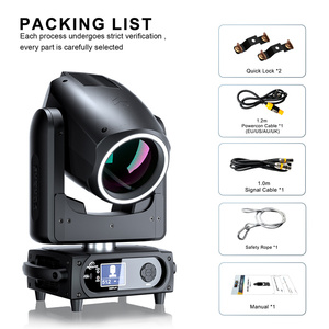 ไฟหัวขยับ SHEHDS 230W 7R Sharpy Light 8300K 14 สี 15 โกโบ ควบคุมผ่านแอพ DMX512 22CH สำหรับงานคอนเสิร์ตและให้เช่า - Product Image 5