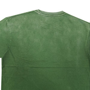 เสื้อยืดผู้ชายทรงโอเวอร์ไซส์ แขนสั้น ผ้าโพลีเอสเตอร์ ระบายอากาศ แห้งเร็ว สไตล์วินเทจย้อนยุค ล้างสีแบบแอซิดวอช ทรงหลวมไหล่ตก สำหรับฤดูร้อน - Product Image 2