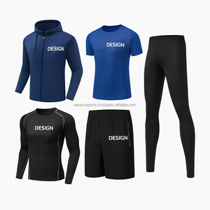 ชุดโยคะไร้ตะเข็บยืดหยุ่นสูงแบบยูนิเซ็กซ์ ชุดออกกำลังกายระบายอากาศ บราออกกำลังกาย กางเกงเลกกิ้งเอวสูง ไซส์พลัส สำหรับฟิตเนส พิลาทิส และสวมใส่ในชีวิตประจำวัน - Product Image 3