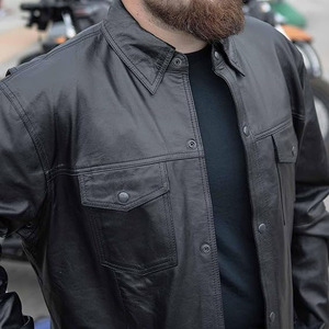 Chaqueta de Motocicleta Unisex de Alta Calidad, Chaqueta M/C con Bolsillos Utilitarios y Cinturón Lateral para Hombre - Product Image 6
