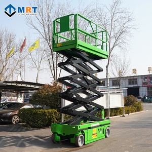 Self Propelled Scissor <b>Lift</b> 6m 8m 10m 12m 14m Fully Automatic Handle Control Electric Mobile Scissor <b>Lift</b>