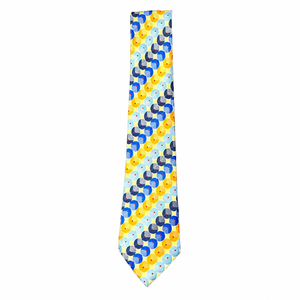 Corbata de Seda Geométrica Multicolor Premium para Hombre, Diseño de Diseñador |   Corbata de Lujo para Uso Formal, de Negocios y Bodas |   Estilo de Exportación India 2026 - Product Image 1