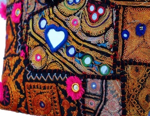 Bolso de mujer bordado compras Vintage Banjara Patchwork Bag - Product Image 5