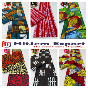 Tissu en coton imprimé africain de qualité supérieure pour robes, vêtements de mode et fabrication OEM - Product Image 2