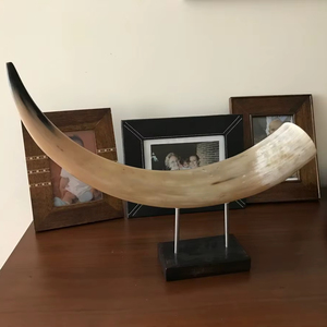 Rustic <b>Table</b> Accent Horn - Product Image 1
