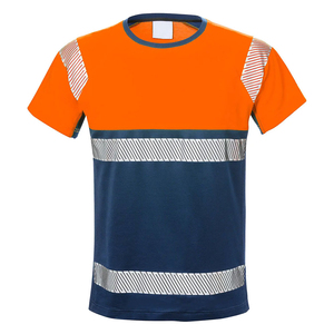 OEM High Visibility Construction Reflective Working T-<b>Shirts</b> Workshop Safety Clothing Hi Vis Working Safety T-<b>Shirts</b> for <b>Worker</b> - Product Image 3