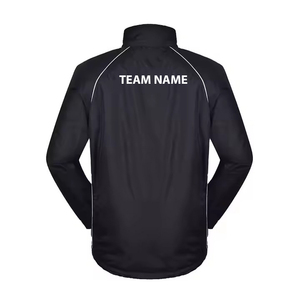 <b>Men's</b> Wholesale Winter Hooded <b>Lightweight</b> Coated Waterproof Windbreaker Softshell Rain <b>Jacket</b> Outdoor with Stand Collar - Product Image 2