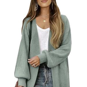 DIRECT FACTORY BANGLADESH NEW ARRIVAL CUSTOM LOGO <b>WOMENS</b> OVERSIZED CHUNKY <b>CARDIGAN</b> SWEATERS OPEN FRONT <b>LONG</b> <b>CARDIGANS</b> SWEATER - Product Image 1