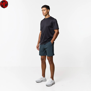 Conjunto de Pantalones Cortos Deportivos para Hombre, Transpirables, de Poliéster, 2 Piezas, para Verano, Ropa Deportiva, Conjuntos de Entrenamiento - Product Image 3