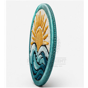 Custom Embroidery <b>Patches</b> <b>Sew</b> <b>On</b> Fabric <b>Patches</b> For Jackets Bags Hats Clothing Decoration And Fashion Use - Product Image 5