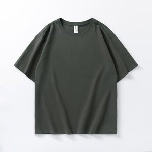 Vibrant Multicolor <b>T</b>-<b>Shirt</b> <b>Pack</b> Oversized Cotton Drop Shoulder Crewneck Relaxed Fit Short Sleeve Casual Streetwear Tee for Men - Product Image 3