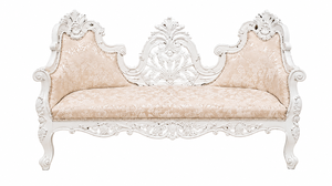 French Style Gold & White Wedding <b>Sofa</b> <b>Set</b> Manufacturer & Exporter Luxury Wedding Lounge Furniture for Events At Wholesale <b>Price</b> - Product Image 2