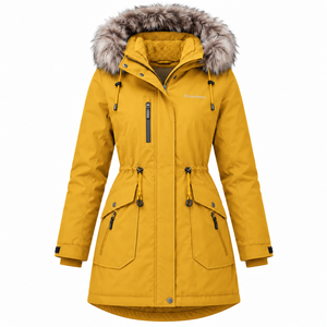 <b>Women's</b> <b>Winter</b> <b>Parka</b> Jacket Waterproof Hooded Warm Coat with Cotton Filling Casual Plus Size Sports Jacket Wholesale - Product Image 1