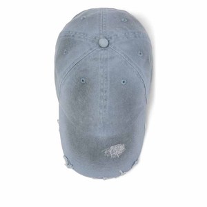 Unisex Baseball Cap 6-Panel Distressed Ripped Design Washed Cotton Casual Hat Spring Summer Adjustable Fit - Product Image 5