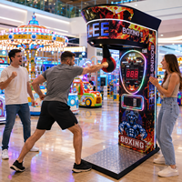 Jeux de boxe d'arcade à pièces, équipement d'entraînement, mesure électronique des coups, machine de jeu de boxe d'arcade, support de frappe
