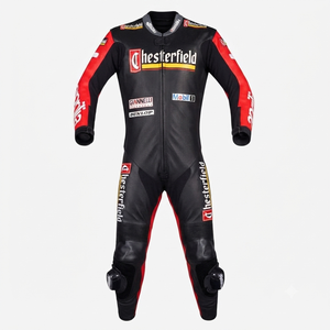 Traje de Carreras Max Biaggi MotoCP Premium de Una Pieza Completo para Pista con Protectores Deslizantes OEM CE - Product Image 1