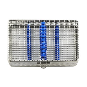 Boîte de rangement pour instruments dentaires en acier inoxydable à mailles micro-fines, manuelle, de haute qualité, 10 pièces, par Mahfooz Instrument - Product Image 1