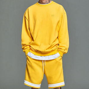 กางเกงขาสั้นผ้าฟลีซหนานุ่มสำหรับผู้ชาย กางเกงจ็อกเกอร์เอวสูงผูกเชือก กางเกงวอร์มขายส่งสำหรับผู้ชาย กางเกงวอร์มฤดูหนาวสำหรับผู้ชาย - Product Image 3