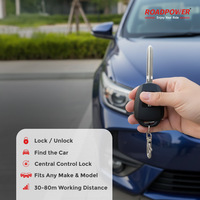 Roadpower (RP-RE-KEY88-265) Sistema de Entrada sin Llave Universal para Automóvil Milano, Anti-Robo, Código Variable, DC 12V, 433MHz, Alcance de 100m