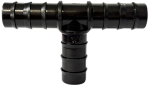 Connecteur de tuyau en PVC en forme de T, raccord à barbillon de 16 mm, 3 sorties pour tuyaux PE, système d'irrigation de jardin, pression de 1 à 4 bars, certifié ISO - Product Image 2