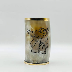 Vaso de Vodka de Cuerno Natural, Vasos Mini para Tequila, Vaso de Cerveza de Cuerno de Búfalo, Estilo Vikingo, Hecho por Crescent Crafts - Product Image 5