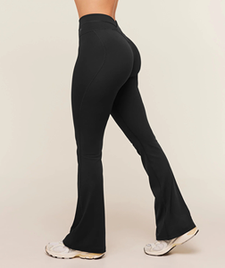 Best Selling Premium Women's Streetwear Fashion <b>Flare</b> <b>Leggings</b> Buttery-soft Light All-Day Comfort Maximum Stretch Flexibility - Product Image 4