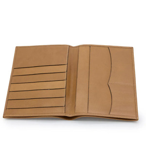 Custom Genuine leather RFID Passport Wallet Travel Organizer Slim Holder Multiple <b>Card</b> Compartments Personalized Branding - Product Image 5