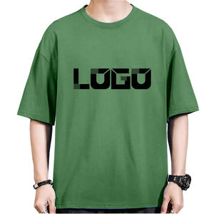 Camisetas de Alta Calidad con Logotipo Personalizado, Cuello Redondo, Talla Grande, Unisex, Lisas, de Peso Pesado, 100% Algodón, Camiseta para Hombre - Product Image 4