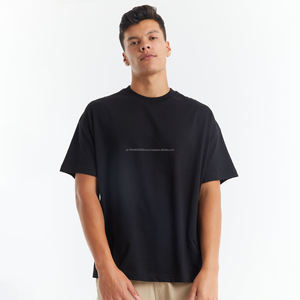 Camiseta de Alta Calidad del Fabricante, 220 g/m², 100 % Algodón, Estilo Vintage, Hombros Caídos, Talla Grande, con Logotipo Personalizable - Product Image 1