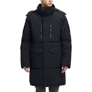 Winter Coats for <b>Men</b> <b>Long</b> Down Puffer <b>Jacket</b> Water Resistant Warm Thick Insulated Parka Cold Weather Outerwear - Product Image 1