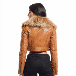 เสื้อแจ็คเก็ตหนังขนสัตว์คุณภาพสูงระดับหรู - Product Image 4
