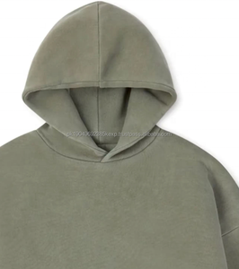 Sweat à capuche en molleton 100% coton 600 GSM, poids lourd, uni, hiver, vente en gros, logo personnalisé, best-seller - Product Image 2