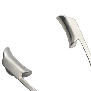 Spéculum ophtalmique Lester-Burch, mécanisme de verrouillage manuel réglable, lame de 16 mm, réutilisable, en acier inoxydable chirurgical - Product Image 5