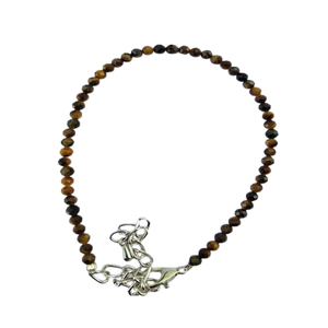 Pulsera de ojo de tigre, cuentas de ágata de cuarzo natural de hermosa calidad, artesanía de piedras semipreciosas, grabado a mano - Product Image 4
