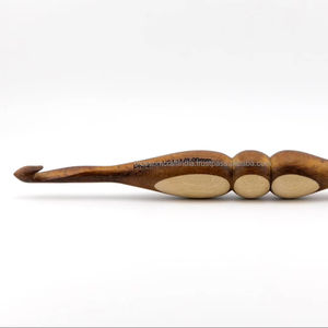 Ergonomic Wooden Knitting Hooks Handmade Eco Friendly Durable Comfortable Grip Premium Quality <b>Gift</b> Set <b>for</b> <b>Knitters</b> - Product Image 4