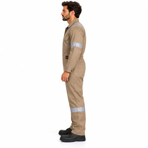 Combinaison de travail haute visibilité, résistante aux flammes, pour hommes, uniforme de travail, combinaison de sécurité - Product Image 3